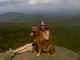Mommy and Daisy on top of Black Mountain