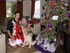 Zeddi with mom & dad at Chrstmas