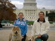 Visiting D.C. with brother Kai