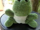 This was his first stuff animal Mr. frog