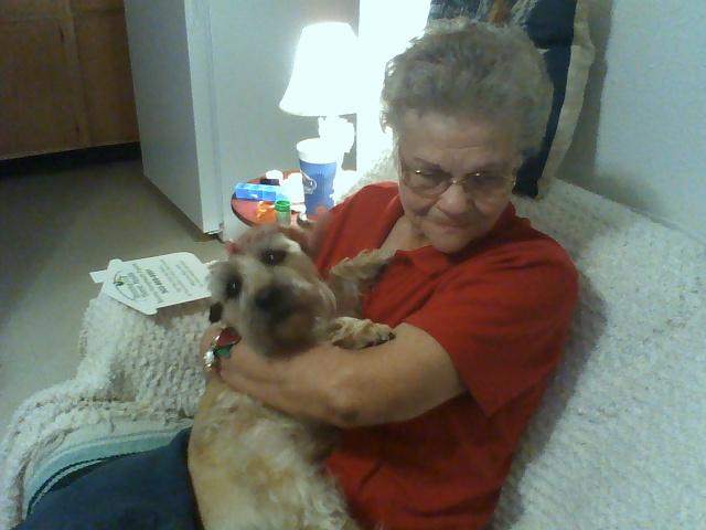Sabrina with my grandma