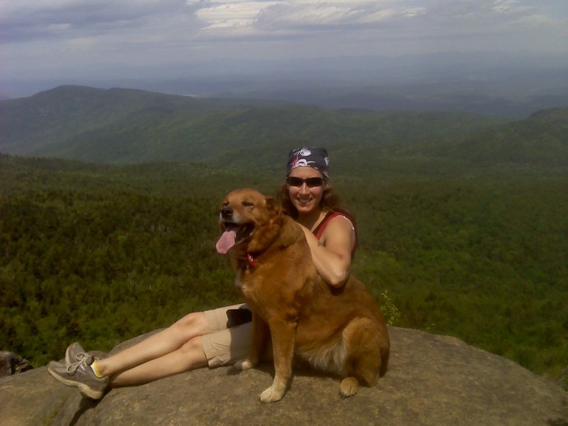 Mommy and Daisy on top of Black Mountain