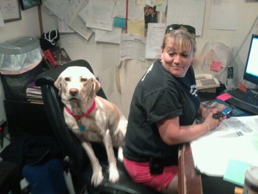 at work with me