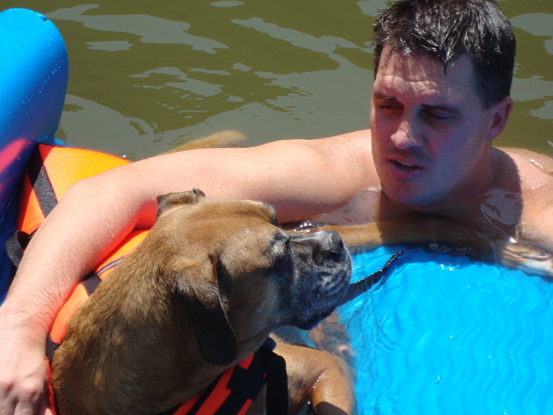 Swimming with Dad