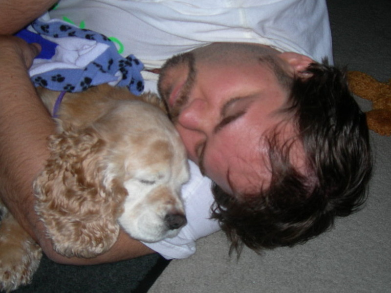 A nap with my daddy