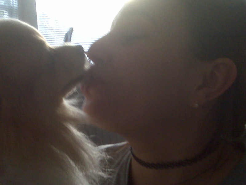 Kisses of love for Mommy.