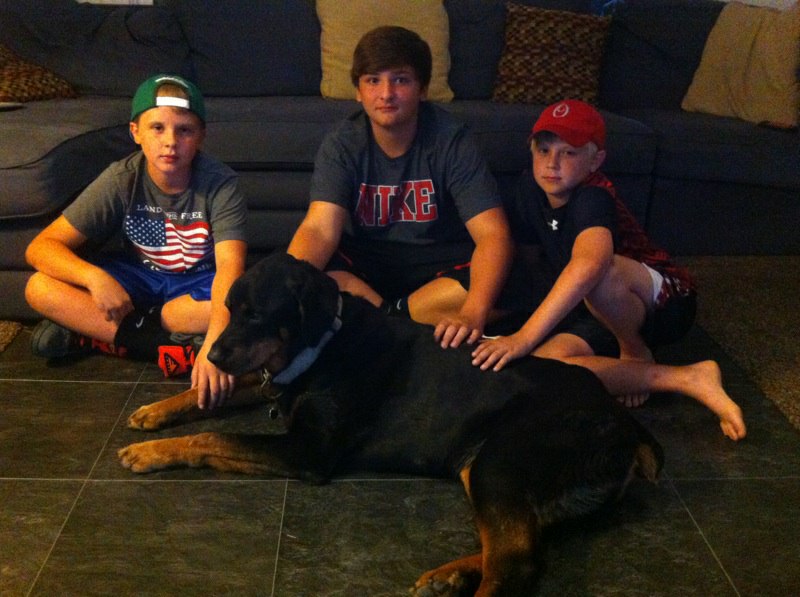 my boys and peyton