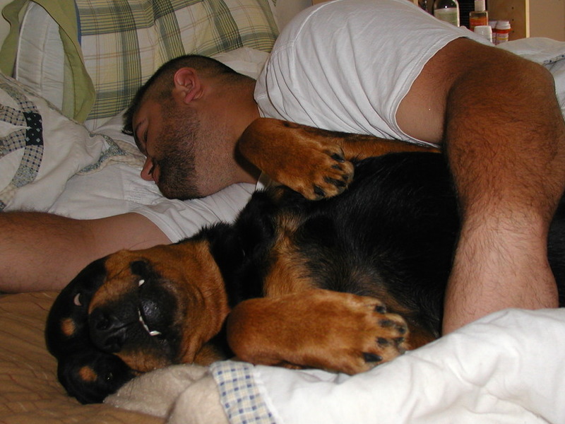 Taking a Nap with Daddy