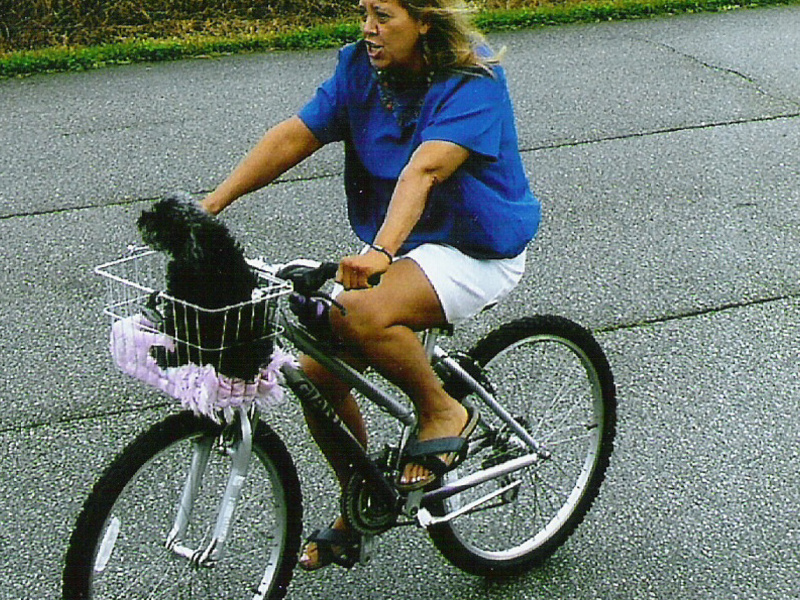 Going for a ride with mommy